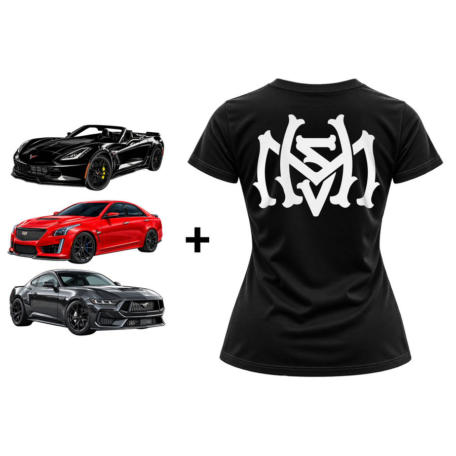 HSM Bones Shirt & Triple Decal Package Bundle (Womens)