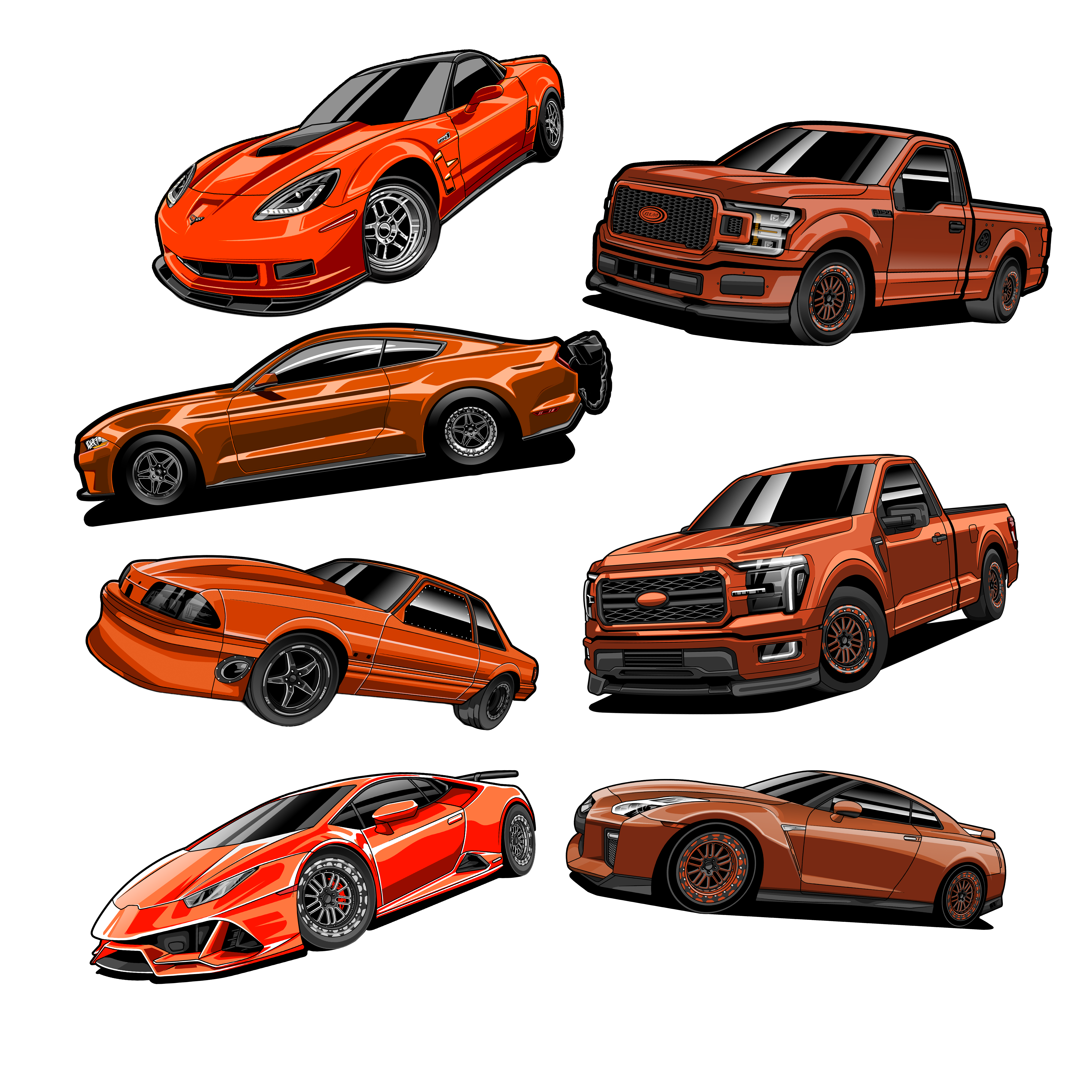 HSM Fleet Decal Combo