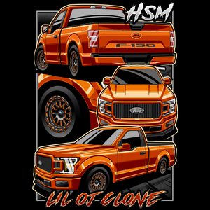 Lil Oj Clone Shirt and Triple Decal Package Bundle  (MENS)