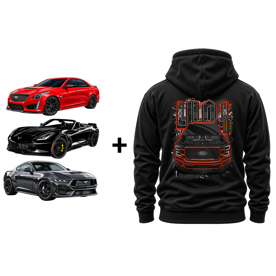 HSM Lil Oj Hoodie & Triple Decal Package Bundle