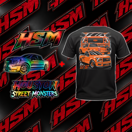 Lil Oj Shirt & Triple Decal Package Bundle (MENS)