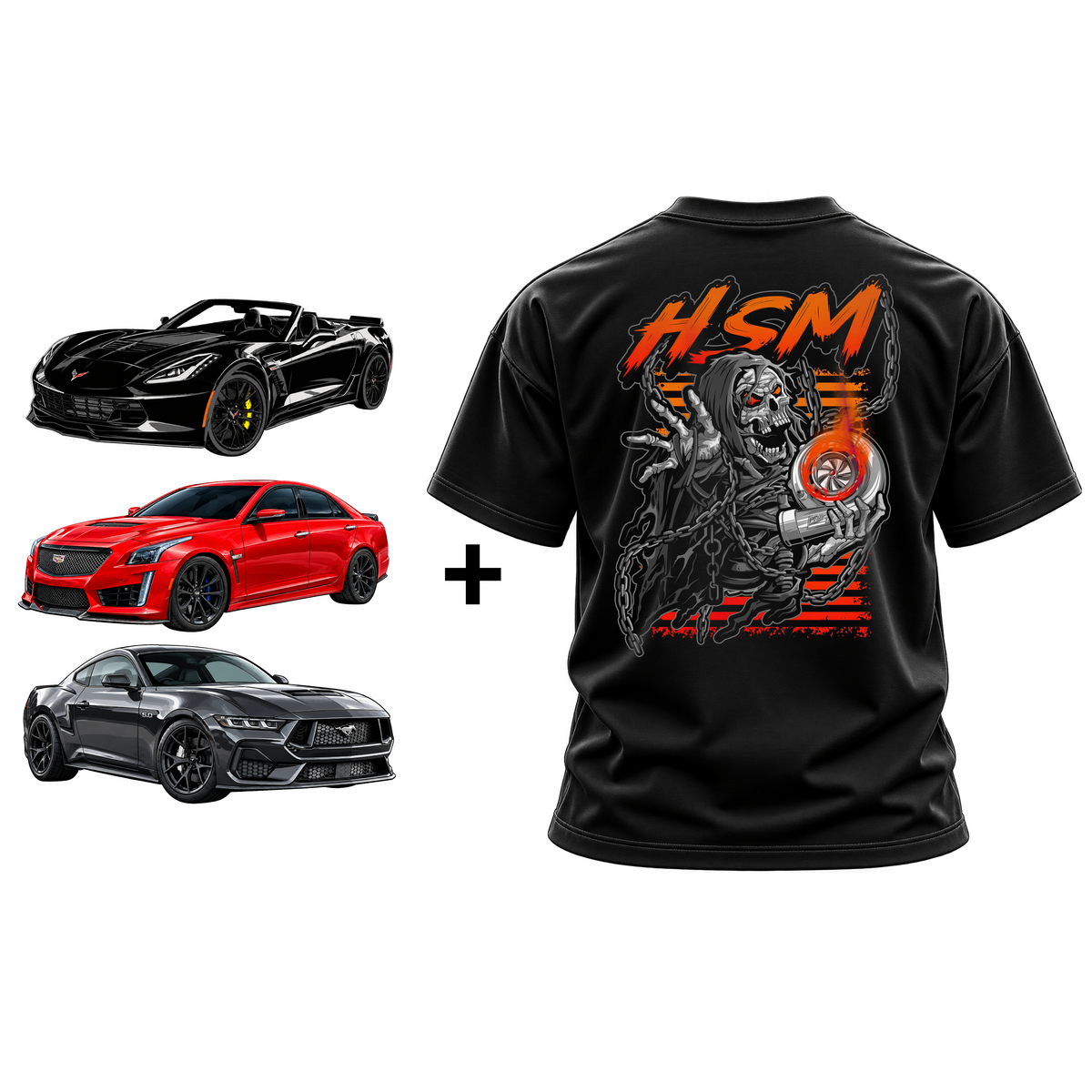 HSM Reaper & Triple Decal Package Bundle (MENS)
