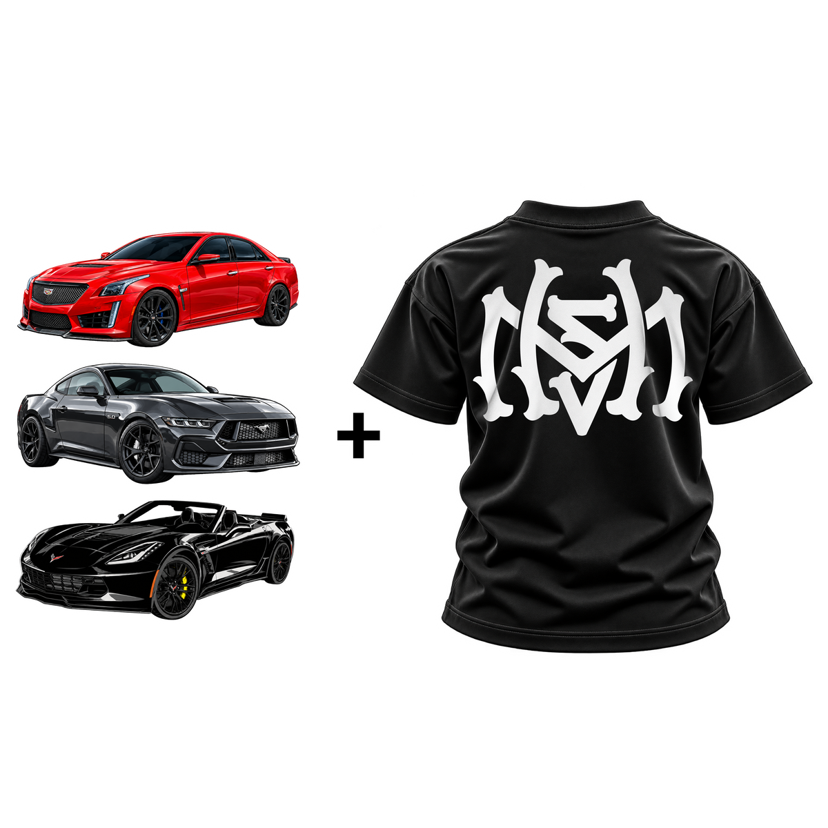 HSM Bones Shirt & Triple Decal package Bundle (Youth)