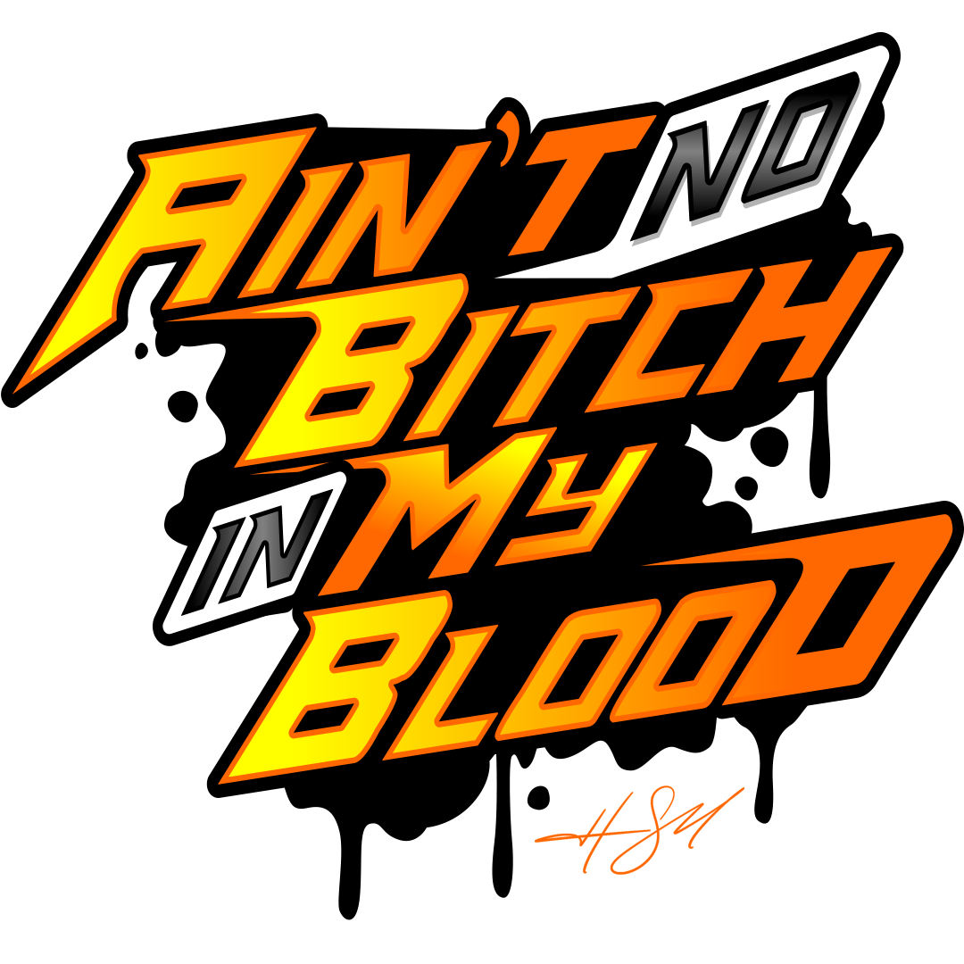 Aint No Bitch In My Blood Shirt & Triple Decal Package Bundle (MENS)