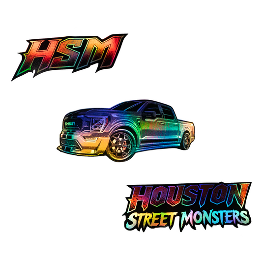 Shelby Super Snake Shirt & Triple Decal Package Bundle  (MENS)