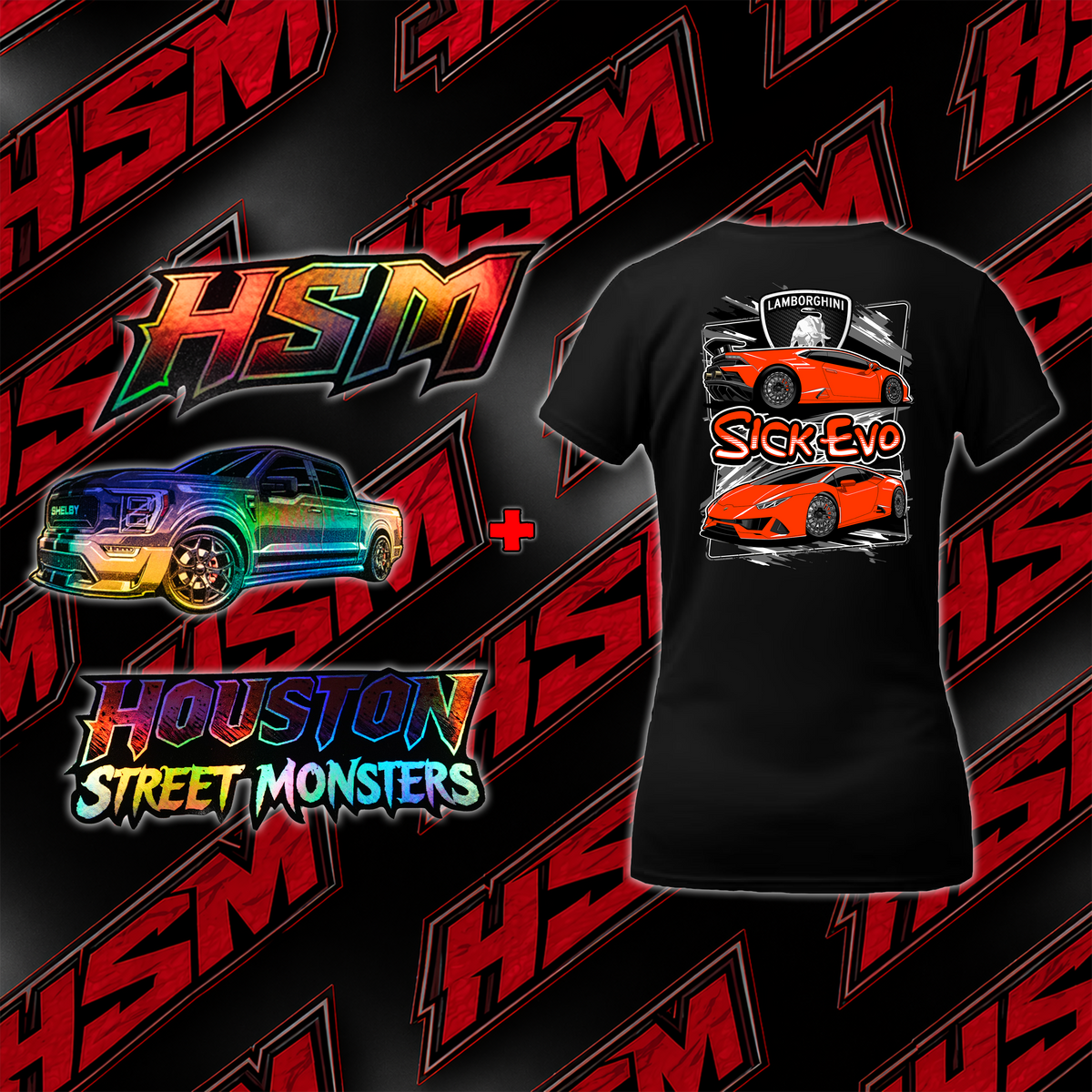 SickEvo Shirt & Triple Decal Package Bundle (WOMENS)