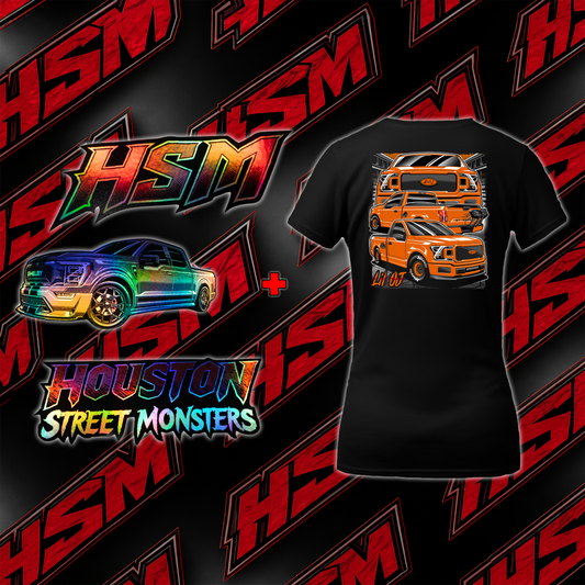 Lil Oj Shirt & Triple Decal Package Bundle (WOMENS)
