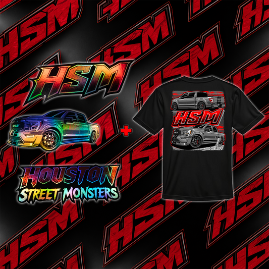 Shelby Super Snake Shirt & Triple Decal Package Bundle (YOUTH)